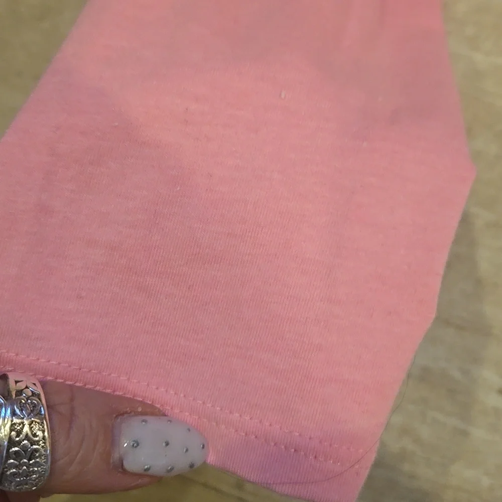 Lilly Pulitzer Luxletic Twist Front Long Sleeve Bubblegum Pink Tee - Picture 4 of 7